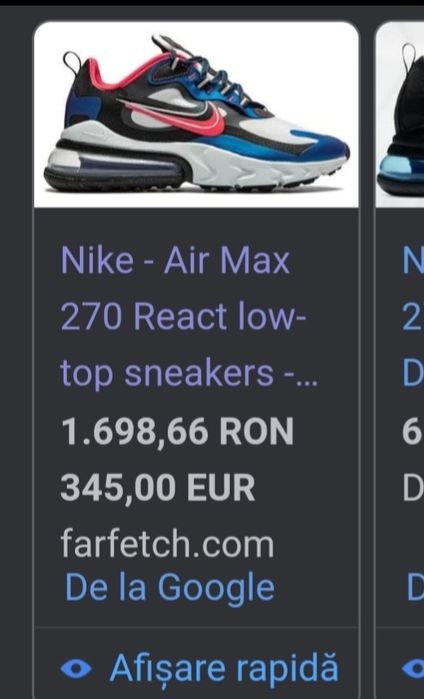 Adidași Nike Air Max 270 React low