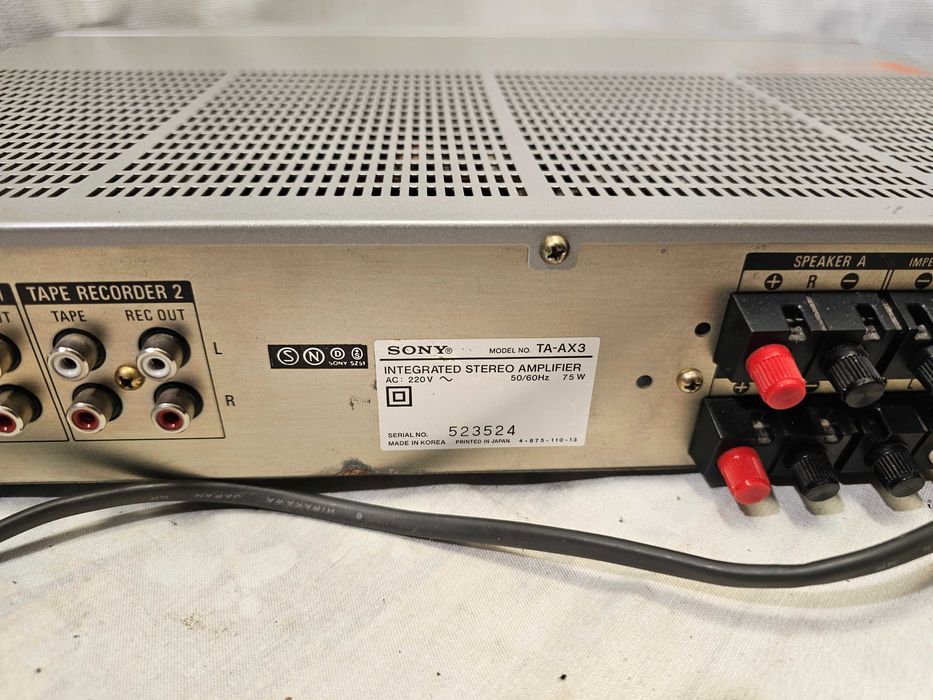 Sony ta-AX3 2x40W Japan