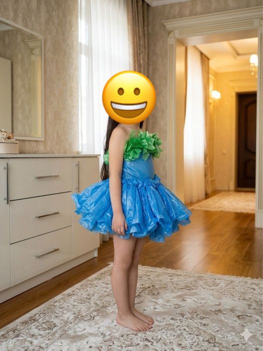 Продаю платье ручная работа возраст 6-7 лет