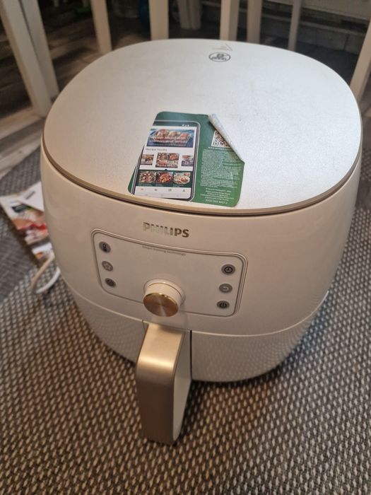 Airfryer Philips Premium XXL HD9870/20 Smart Sensing 2225W + Tava copt