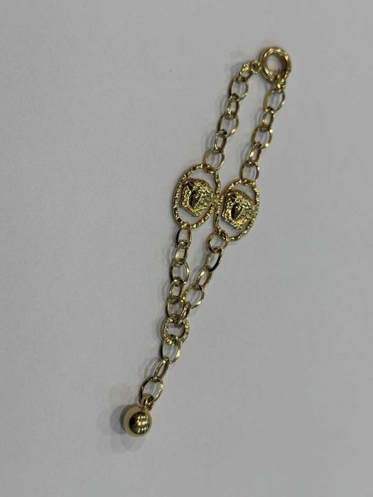 Златна дамска гривна Versace – 14К, 4,8 г