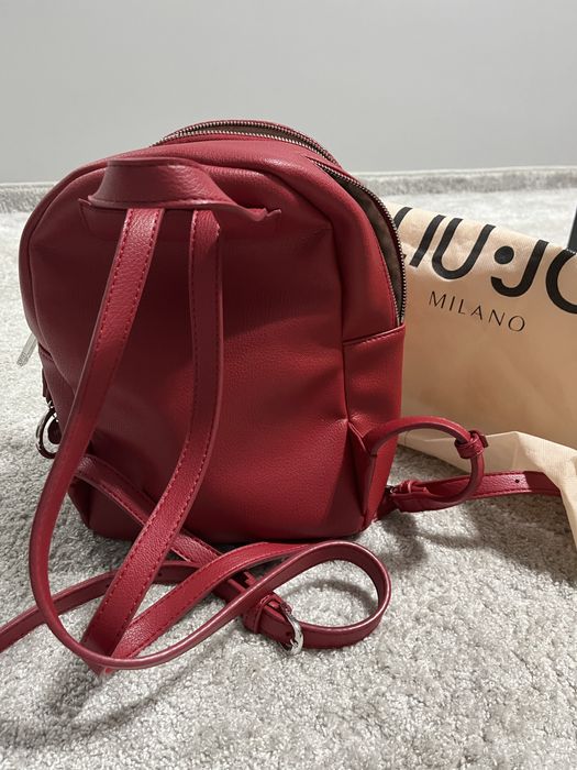 Liu Jo червена кожена раница