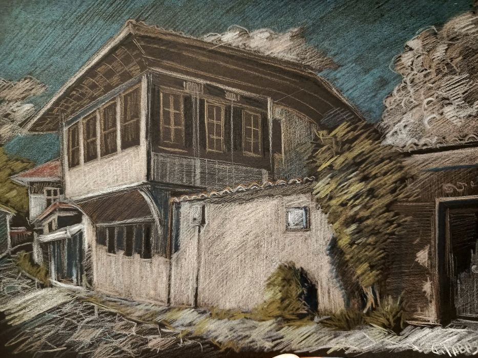 Картини А4 смесена техника