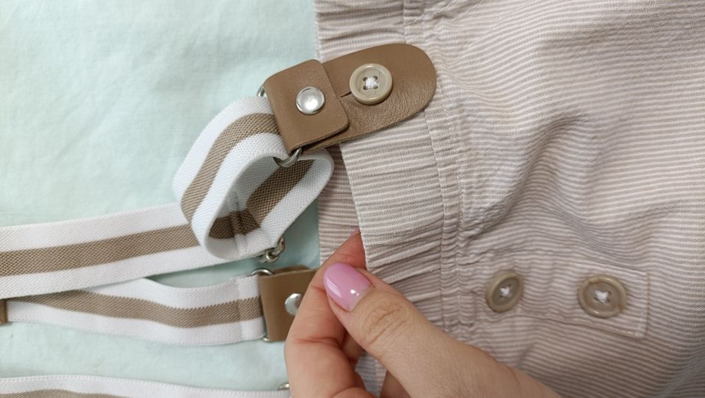 Pantaloni cu bretele 80