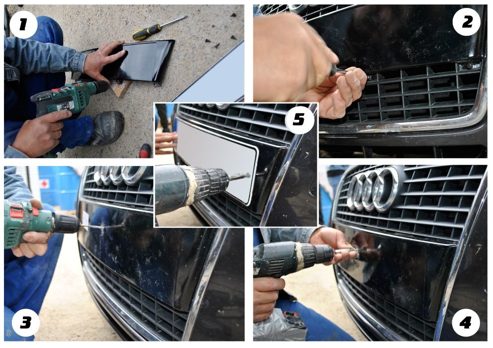 Капак за преден номер за Ауди А3 8П ( Audi A3 8P )