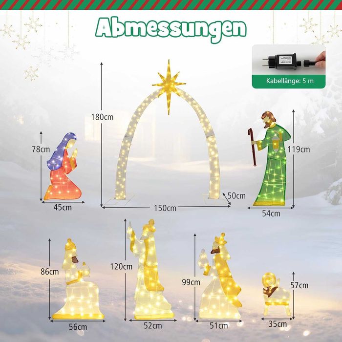 Коледна led украса