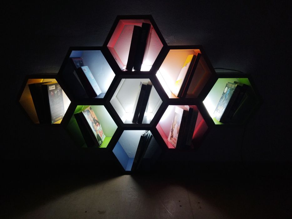 #Шестоъгълник#Етажерка "Пчелна пита" #Декорация#Полица#Етажерка#