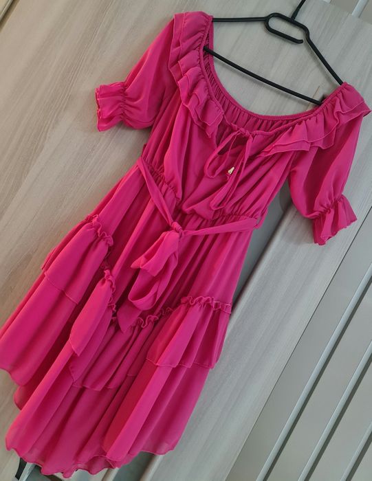 Rochie dama fucsia