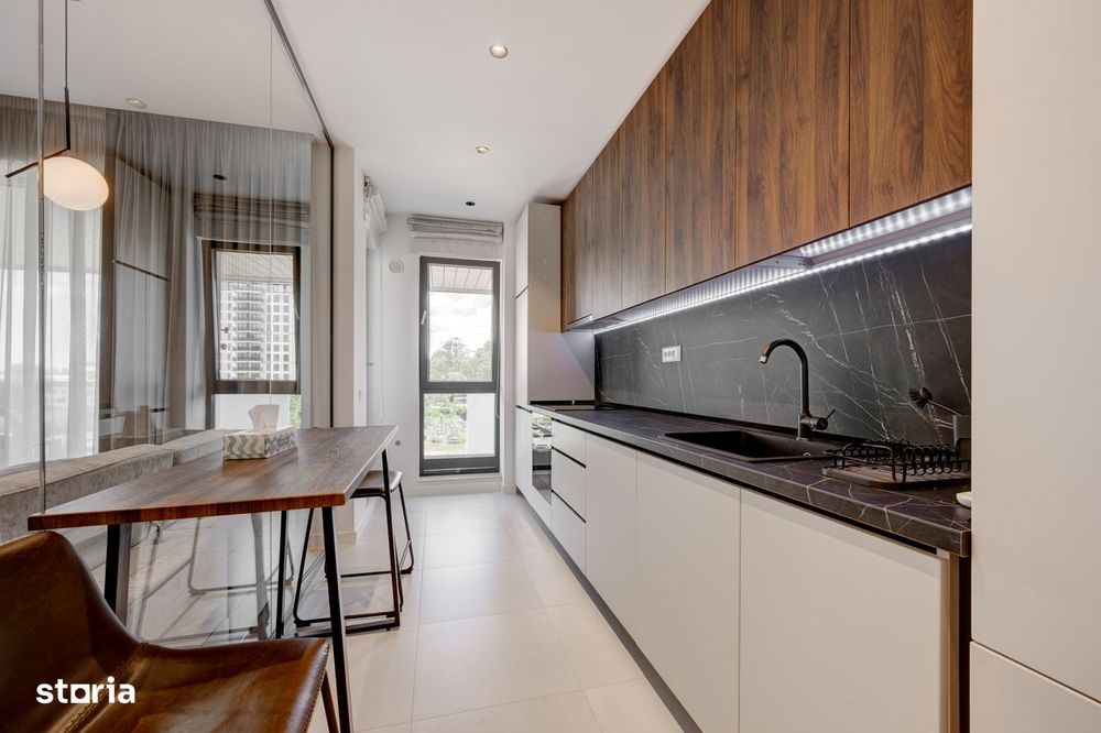 Închiriere: 2 Camere cu Design Interior în Nusco City | Loc de Parcare