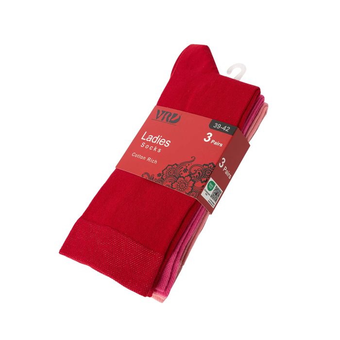 Органични дамски 3 броя чорапи без шев, с мека, не стягаща ластика