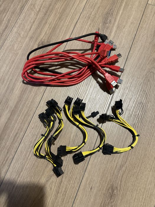 PCI-E Riser + Splitter Alimentare Placa Video 6+2