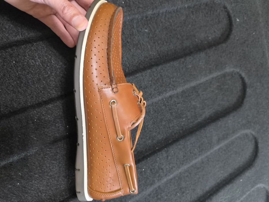 Летние кожаные туфли размер 41