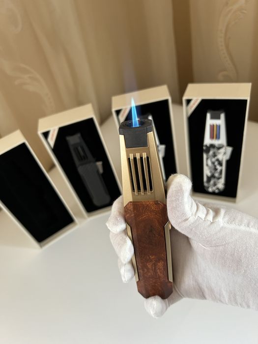 JOBON запалка за пури – мощен джет пламък, 4 цвята