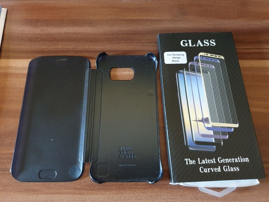 Husa activa s6 edge si folie sticla