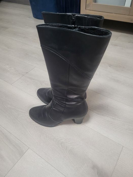 Cizme piele naturala imblanite