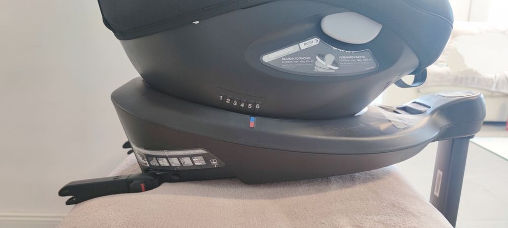 Scaun auto copii Joie i-Spin 360° E, 61 cm-105 cm, testat ADAC R129