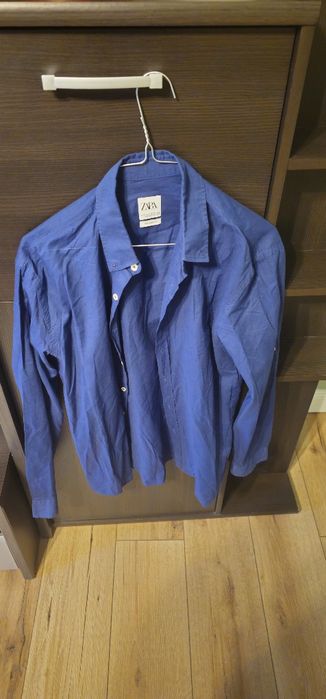 Cămașă Zara albastră subțire