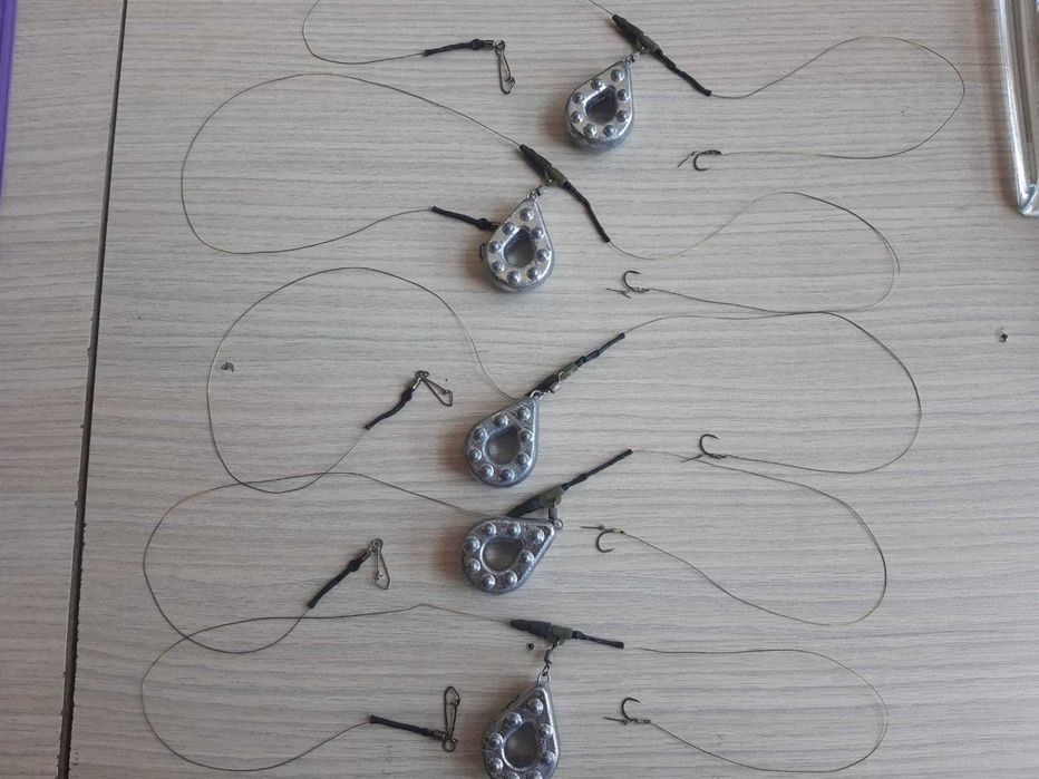 Monturi profesionale pescuit Crap, Somn cu si fara pluta subacvatica.