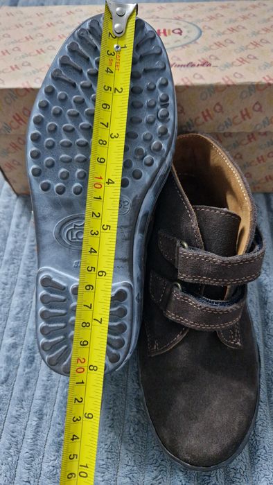 Ghete piele naturala maro nr 32