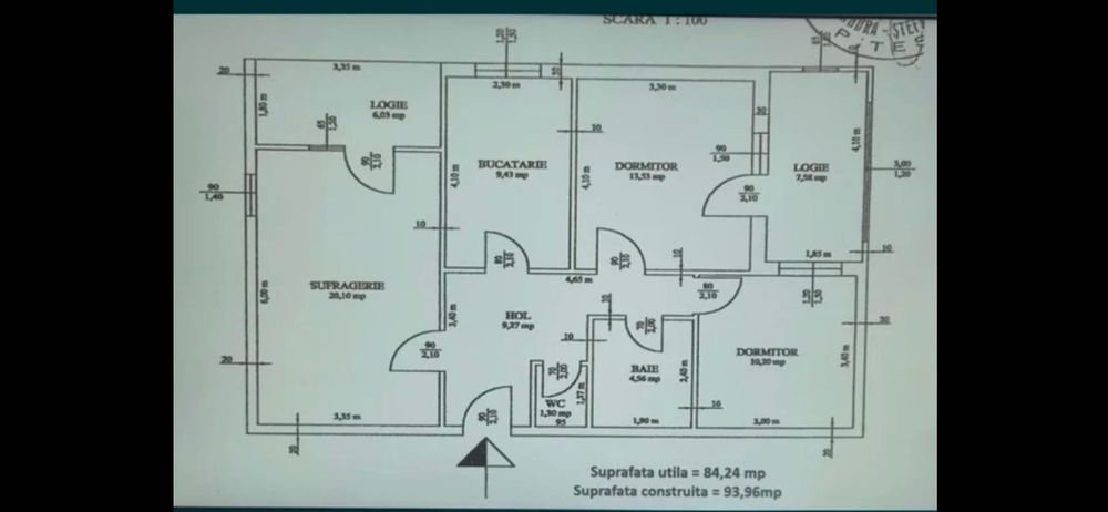 Apartament 3camere etaj4,cu acoperis Bvd Dacia