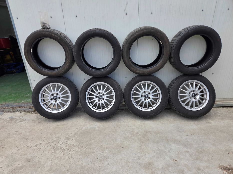 Roti cu jante de aliaj cu anvelope de iarna 215/55/17 si 4 anvelope de vara pentru Suzuki Vitara 2015 - prezent.