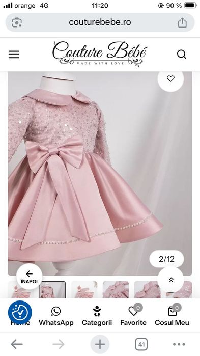Rochiță elegantă 1/2 ani
