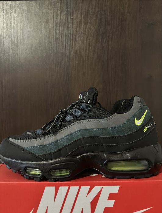 Nike Air Max 95 Retro Logo Black/Grey Volt - 40 41,42,43,44,45,46