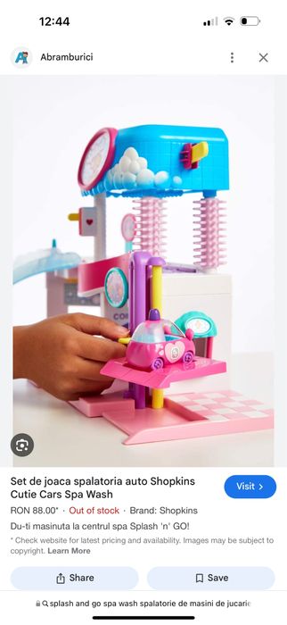 Spalatorie de masini de jucarie -Splash and go/ Spa Wash