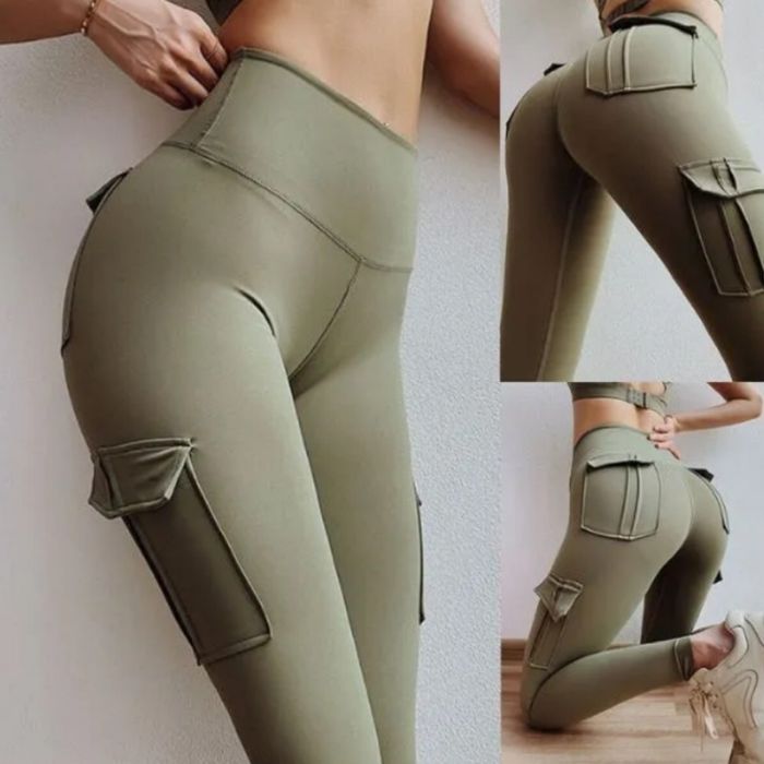 Оформящ дамски панталон с 4 джоба – Висока талия, стегната кройка и ма