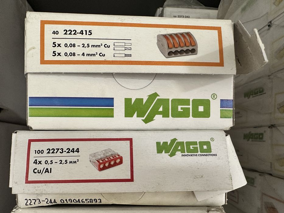 Коемники Wago соединитель