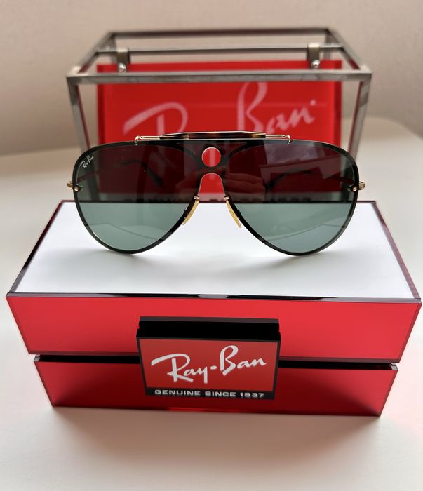 Ray Ban RB3581-N 001/71 – Aviator стил Made in Italy