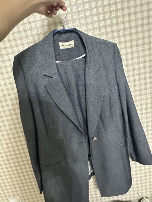 Костюм двойка темно серый