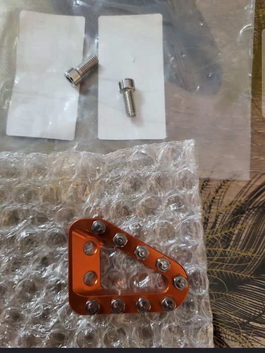 Vârf pedala frana KTM  2008-16/2017-24. Manete rabatabile. Schimbator