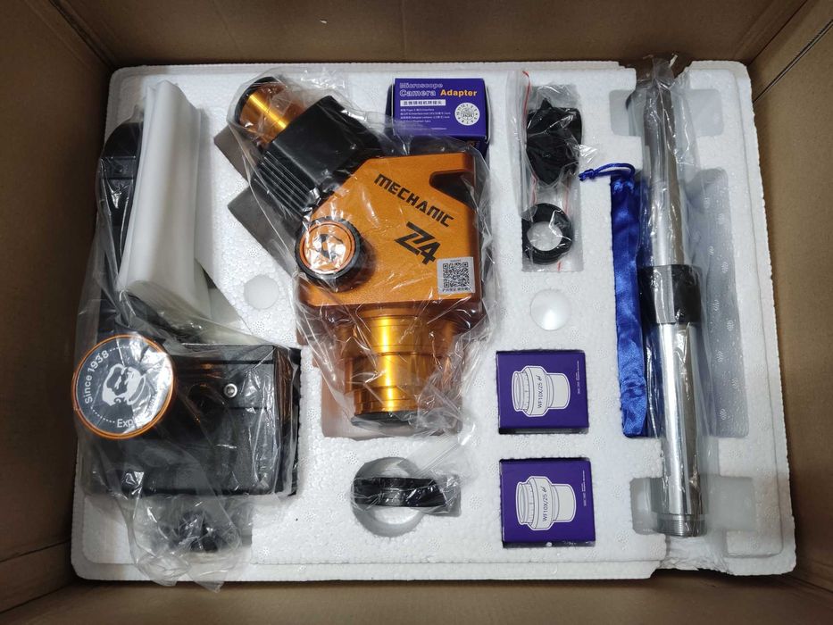 Microscop Optic Stereo Trinocular Mechanic Robot Z4-B11