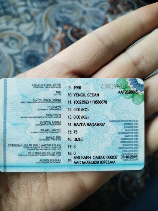 Uaz sotildi mazda mator dizel