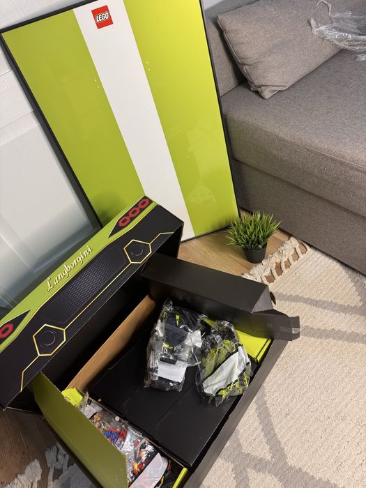 Lego Technic Lamborghini Sián — 3696 деталей | С рамкой | Лего Техник