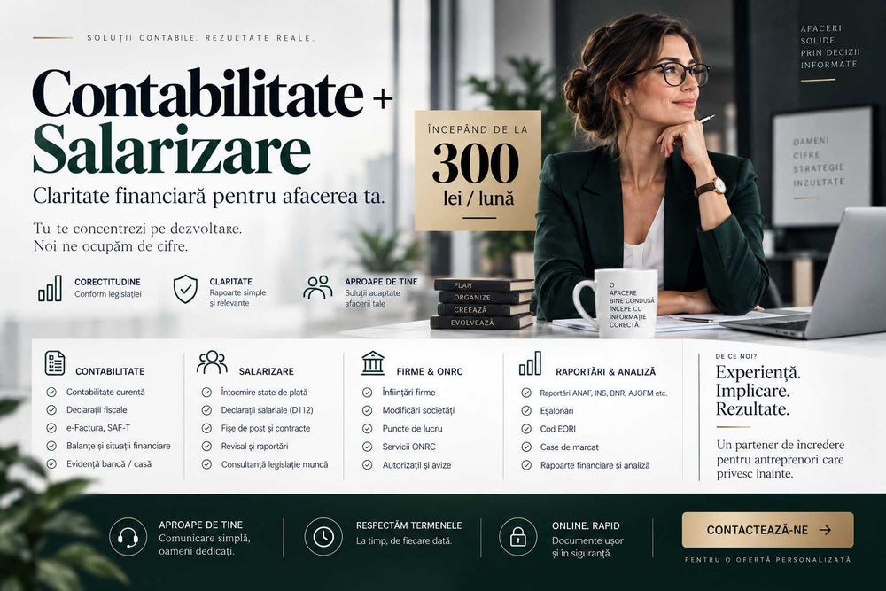 Contabilitate si infiintari firme