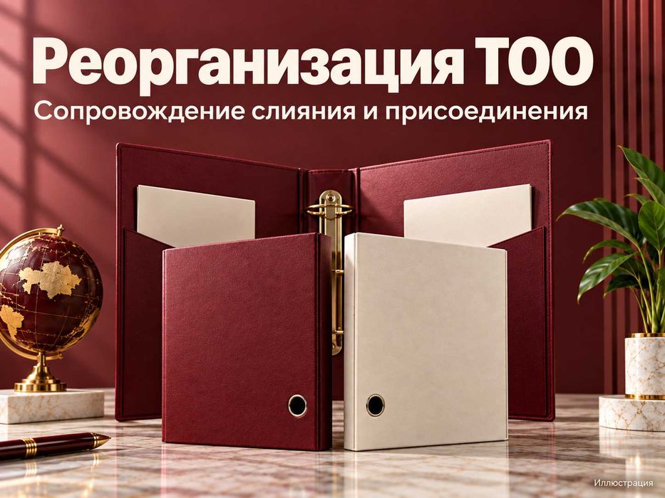 Реорганизация ТОО: слияние, присоединение, выделение, ликвидация