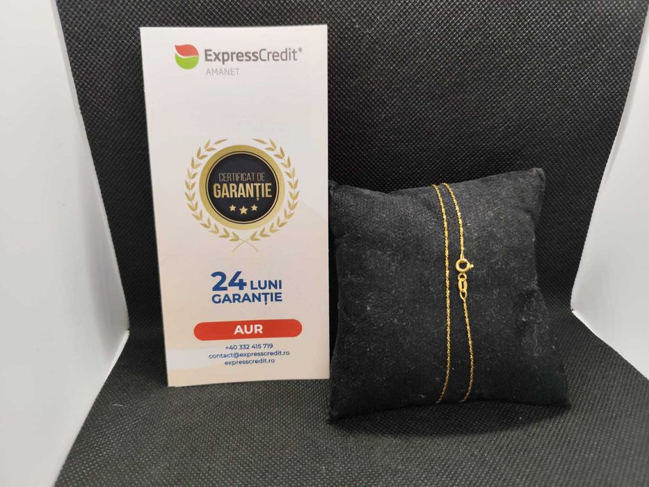 Lant aur 18K 1.64g B33020.3 (AG15) Garantie 2 ani