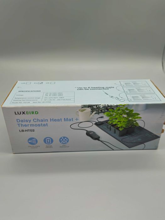 2 бр. нагревателни постелки за разсад 30W + дигитален термостат! Нови!