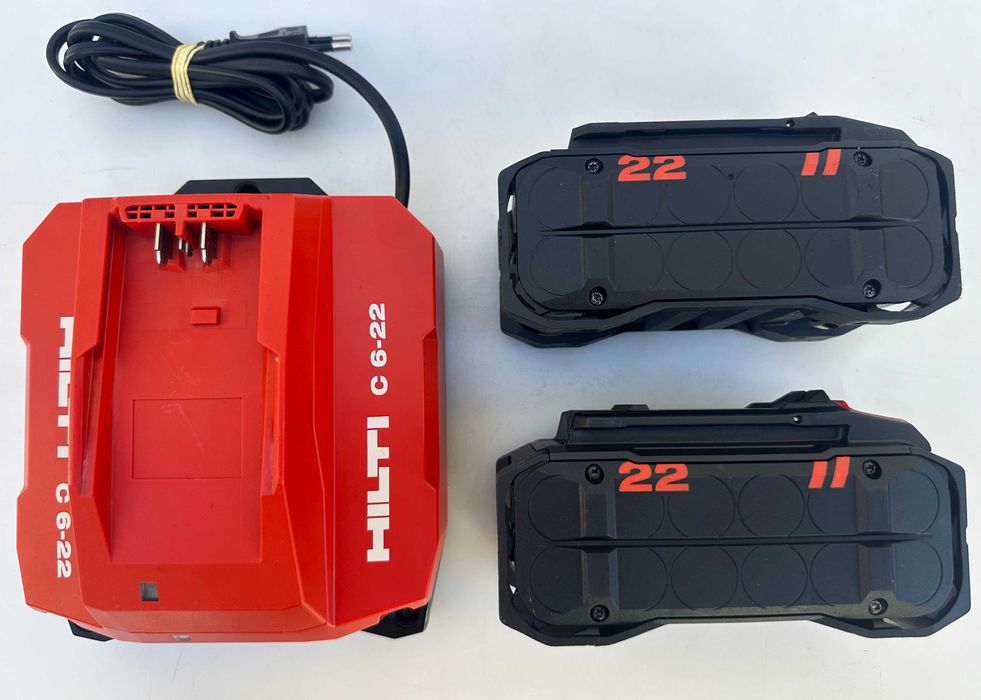 Hilti AG 6D-22 Nuron - Безчетков ъглошлайф с SensTech 2x22V 8.0Ah