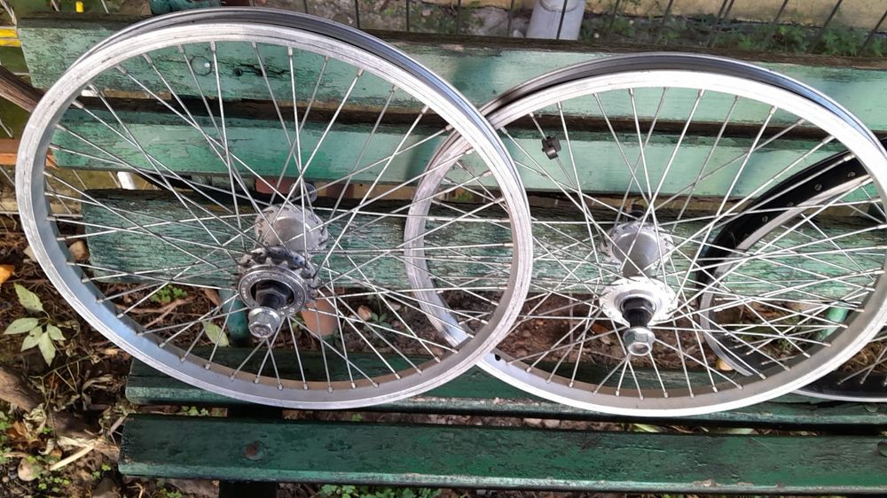 Set roti bicicleta bmx 20 inchi