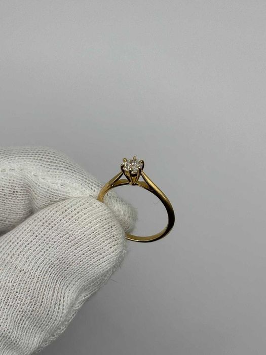 INEL AUR 18K + 1 Diamant = 0.50CT - VVS1 - G - Vintage + Certificat!