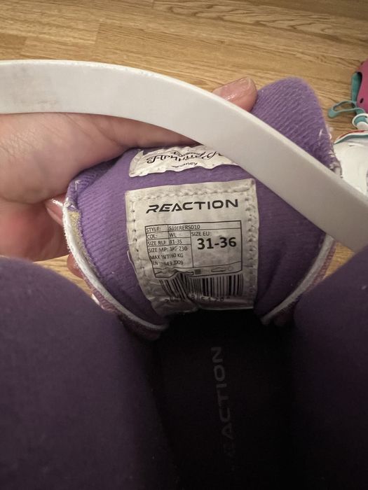 Роликовые коньки Reaction ролики