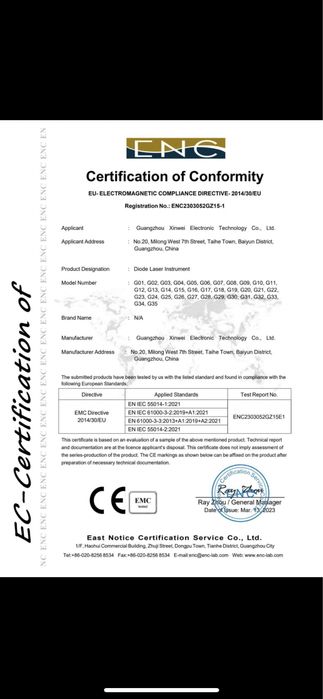 Машина за лазерна епилация!