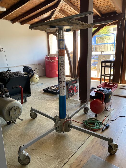 Количка за гипскартон на пневматика