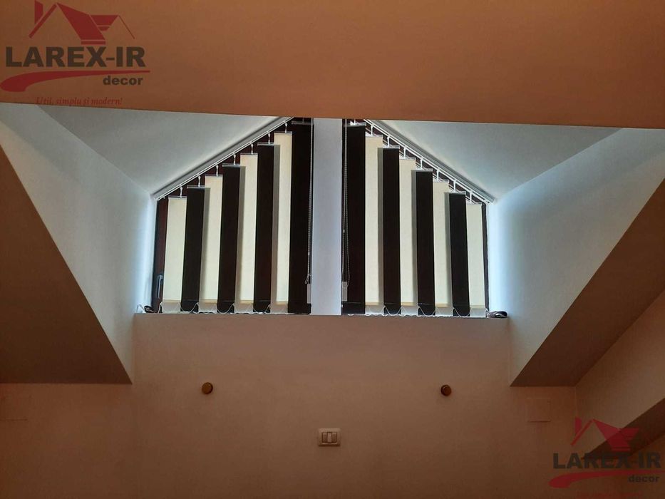 Jaluzele  verticale drepte ondulate