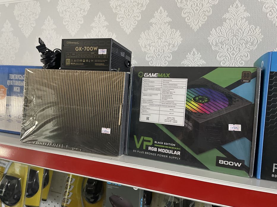Блок питания 500w, 6-8pin на видеокарту