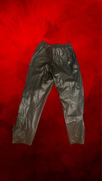 Pantaloni Piele Unisex Young Rich White (Nu versace balenciaga louis vuitton jordan maison margiela off white adidas nike)