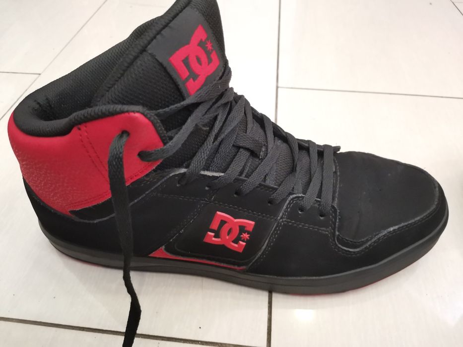 Ghete piele  DC Cure Hight-Top, aproape noi